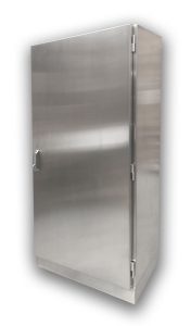 tall stainless steel cabinet